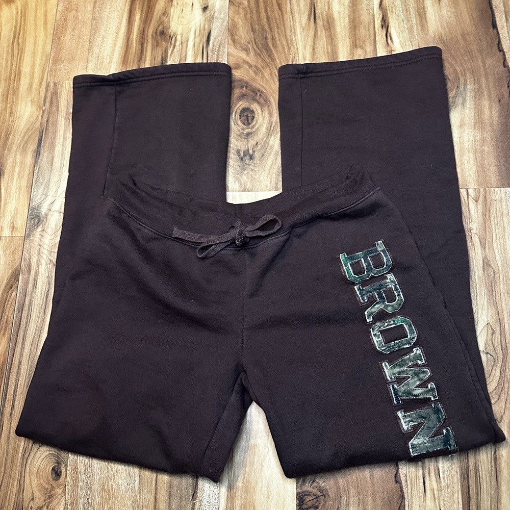 Browning For Her Sweatpants Womens Small Brown Logo Outdoors Hunting Lounge Pant